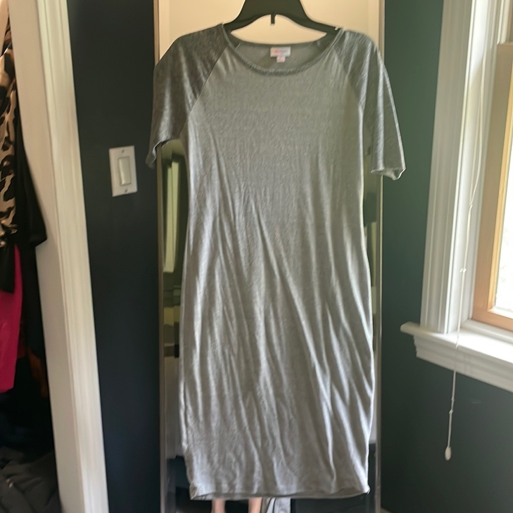 LuLaRoe Gray Dress l Small